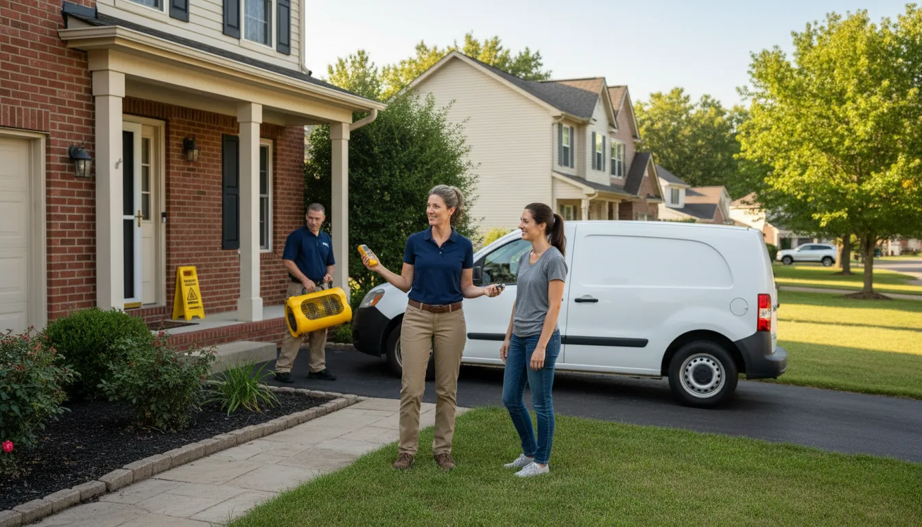 Water restoration image for Water Damage & Restoration Services in Slaughters, KY